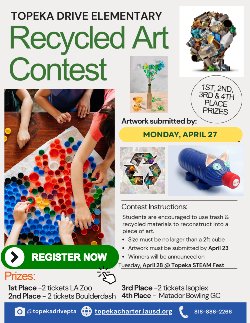 Recycled Art Contest flyer
